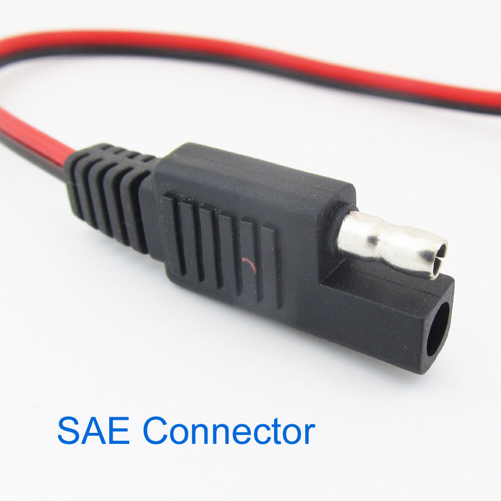 10pcs 0.25M SAE to SAE DC Power Automotive Cable 18AWG for Cigarette Cable R + B