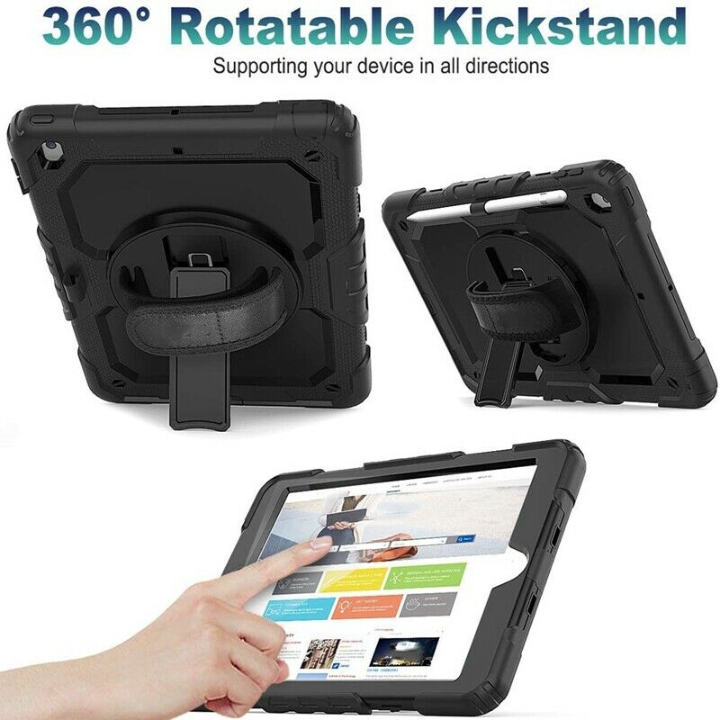 Stock Case Compatible with iPad 8Th/7Th Generation 10.2 Inch 2020/2019 (Black)G7