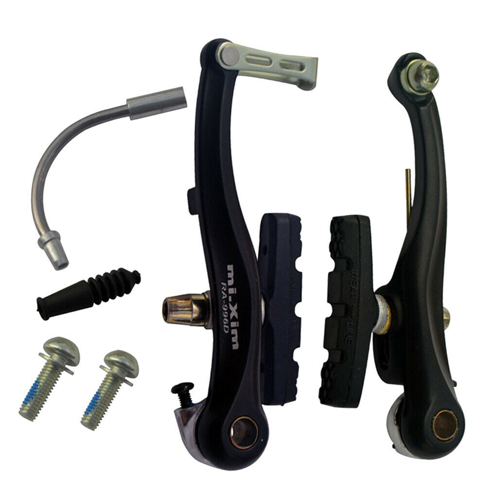 Bikes V Brake Set Kit Bicycle Front or Rear Linear Pull V-Brake Pad