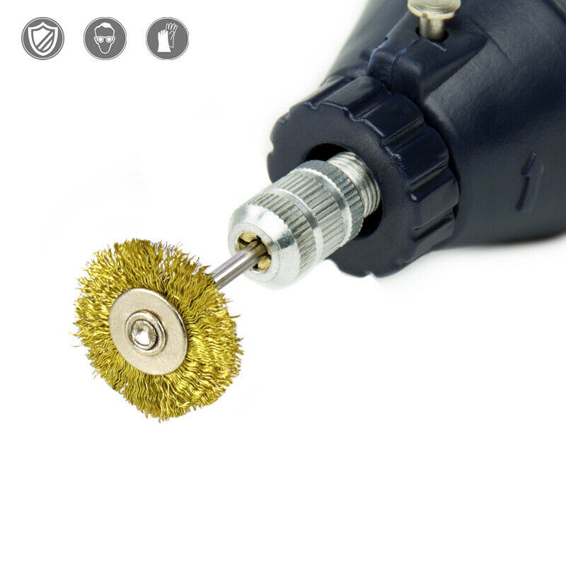Wire Brush Disc 40Pcs Rotary Tool Metal Polishing Disc