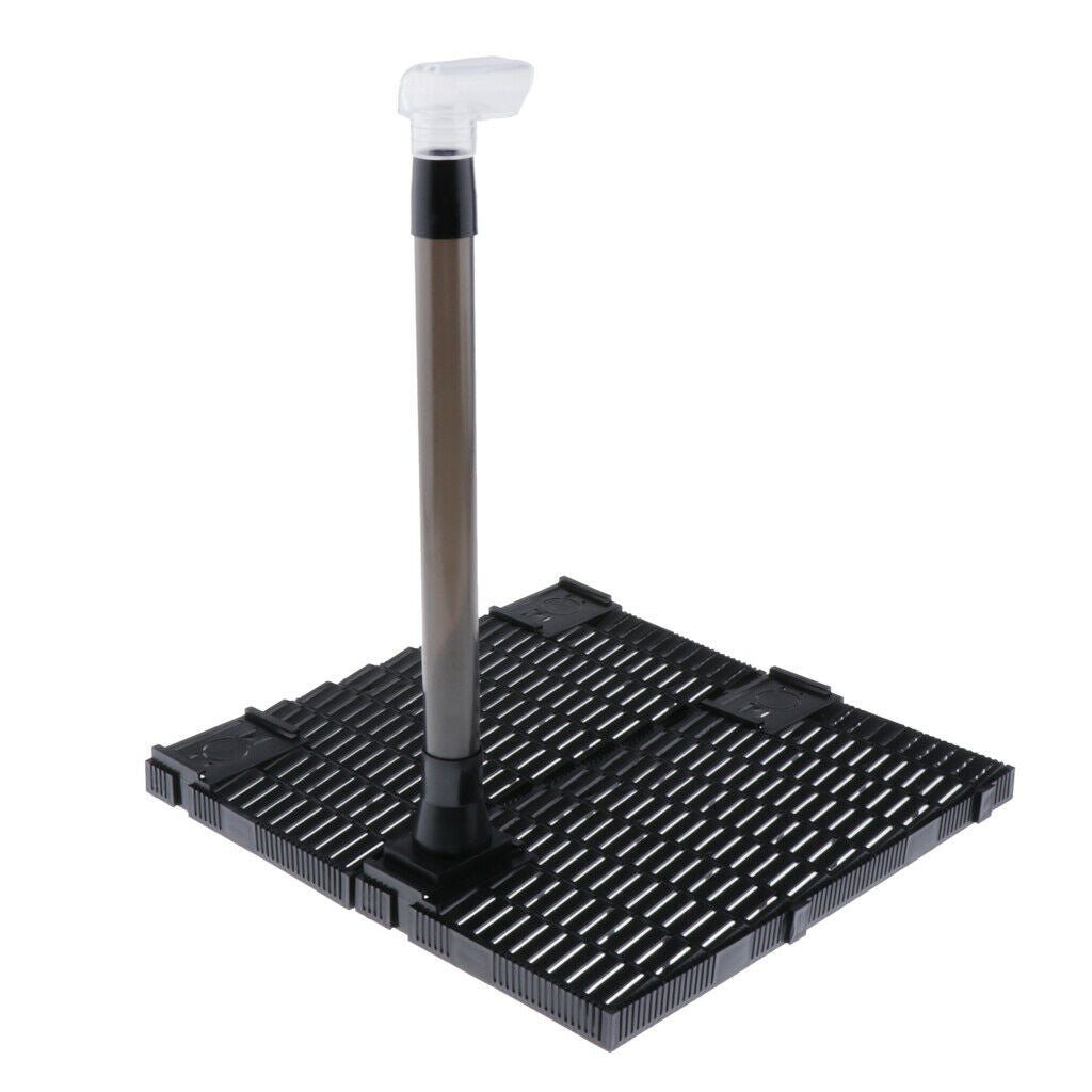 Fish Tank Plastic Filter Board Plate Aquarium Filteration System Board Black