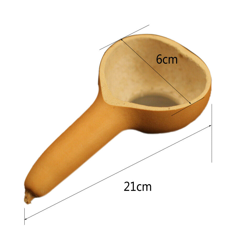 Tea Filter Loose Tea Leaf Strainer Bamboo Herbal Spice Filter  Single Gourd