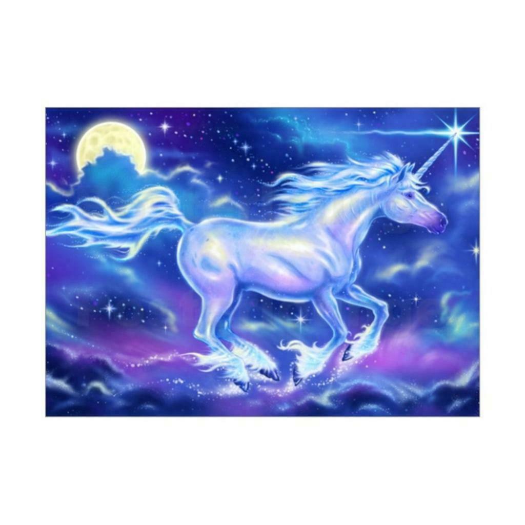 5D Diamond Painting Animal Cross Stitch Craft Wall Decor Unicorn 1