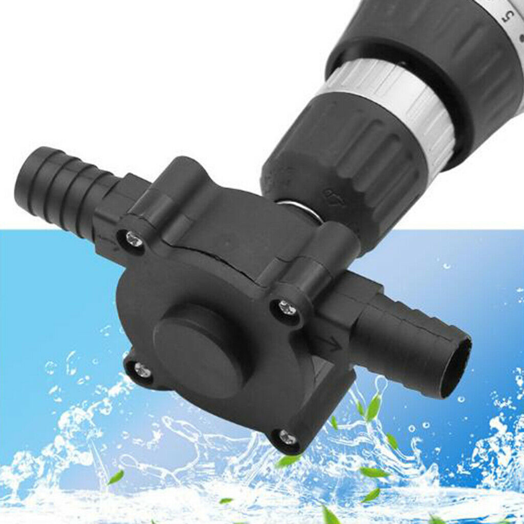 Hand Electric Drill Self Priming Pump Set W/ Brackets For Aquariums Pool