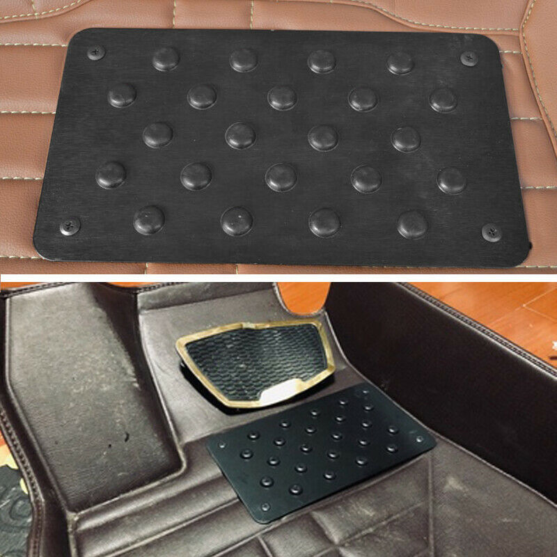 Aluminum Car SUV Mat Brake Clutch Pad Throttle Pedal Slip wear-resistant Carpet