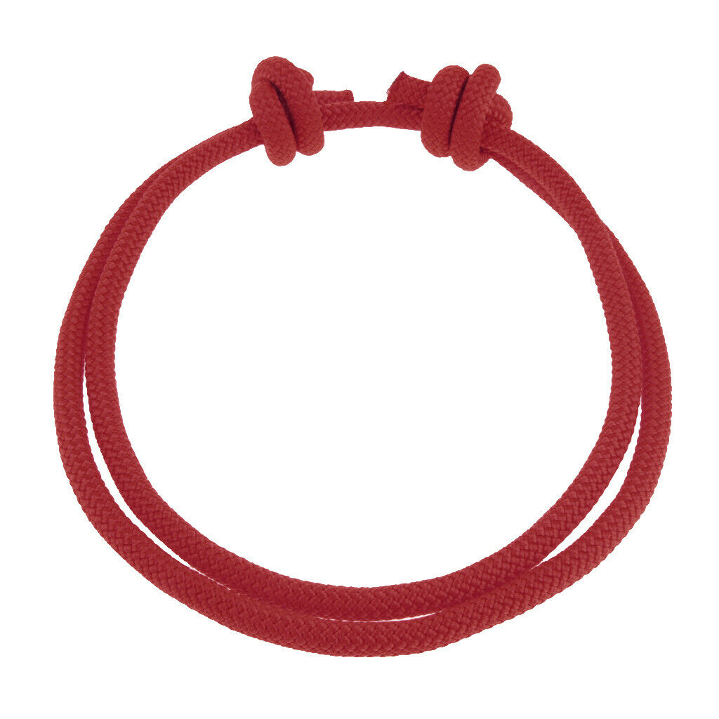 2X 6mm Heat Resistant Rock Climbing Knotted Pre-sewn Prusik Cord Red
