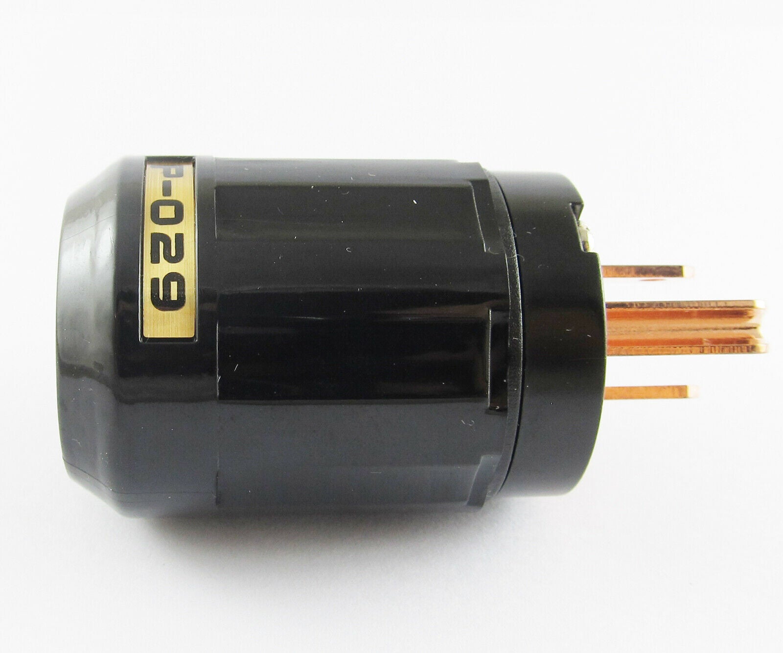 1pc High Quality Pure Copper P-029 US Power Plug IEC Connector for Audio Black