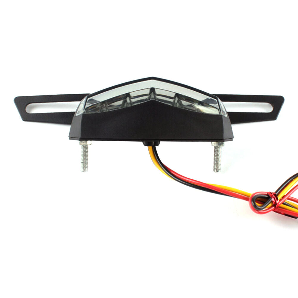 Motorcycle Adjustable Folding License Plate Holder Tail Rear Light Bracke.l8