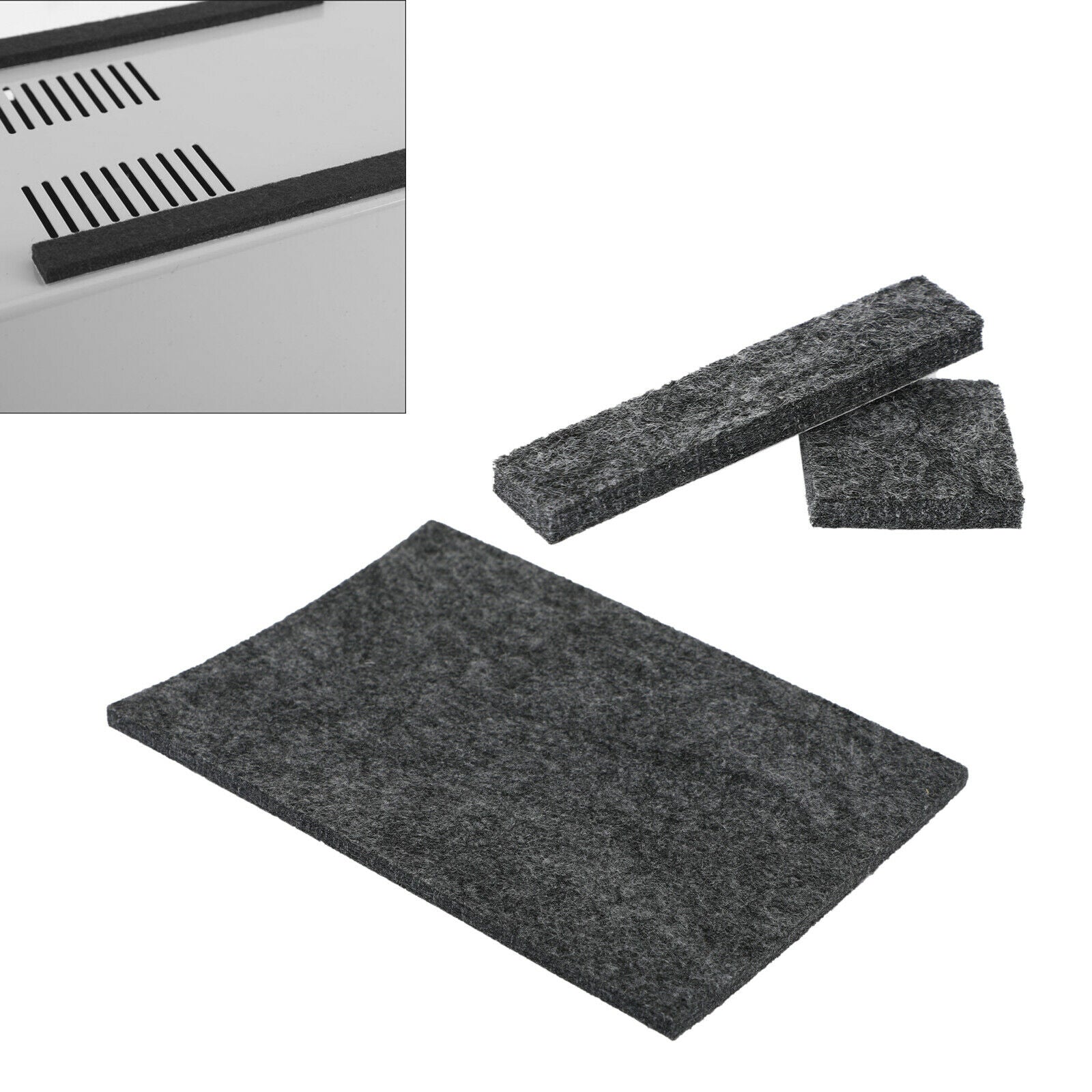 219Pcs Furniture Pads Chair Leg Floor Protectors Felt Pads Hardwood Floors Gray