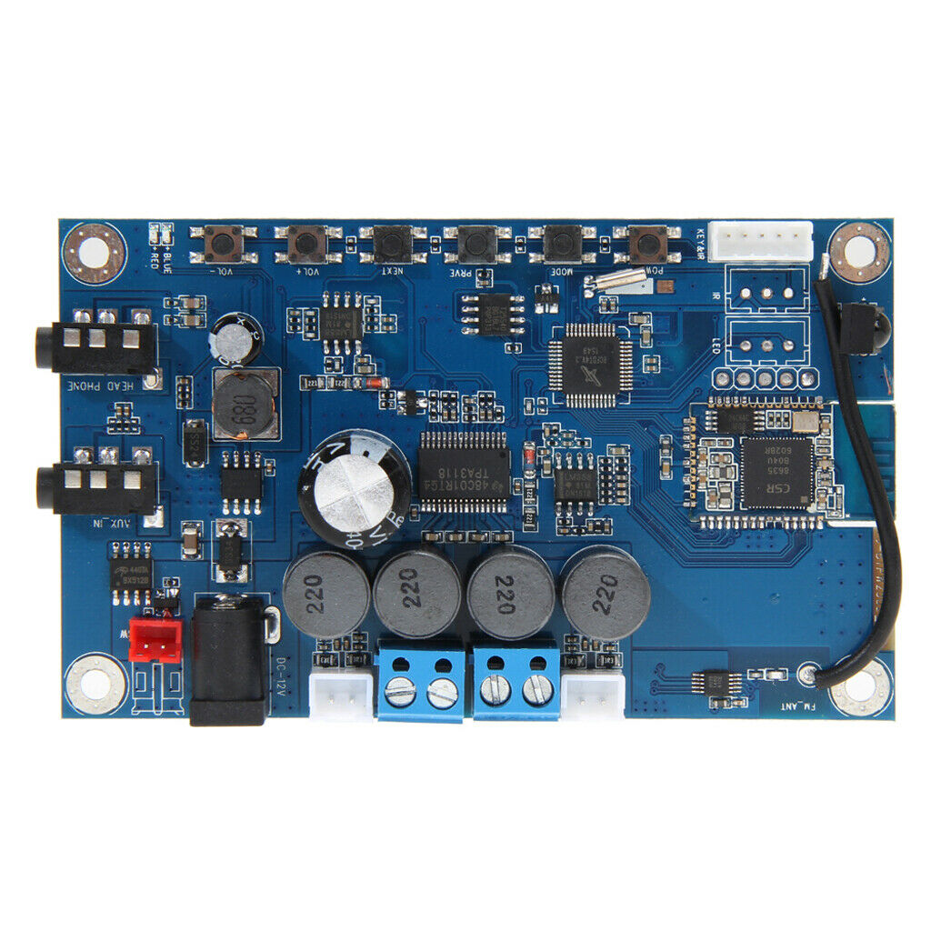 4.1 wireless Audio FM Radio Amplifier 30Wx2 Board with Remote
