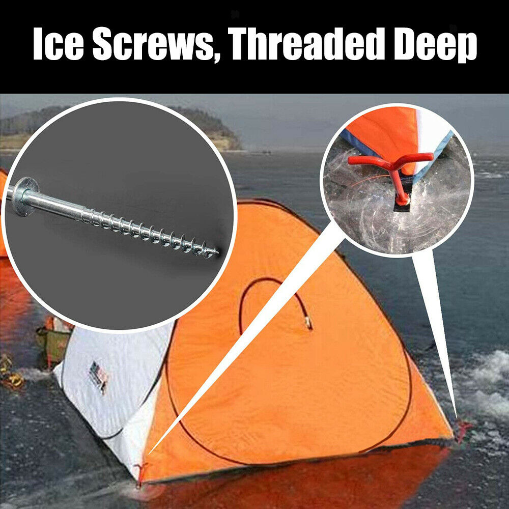 Ice Fishing Tent Nail Drill Pins Pin Stakes Ice Cone, The Ground Nails