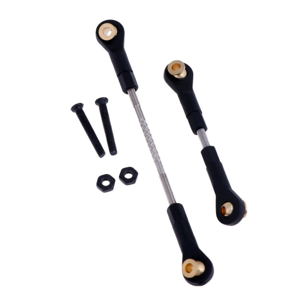 Metal steering linkage pull rod for WPL 1:16 4WD 6WD RC Car Pickup Truck