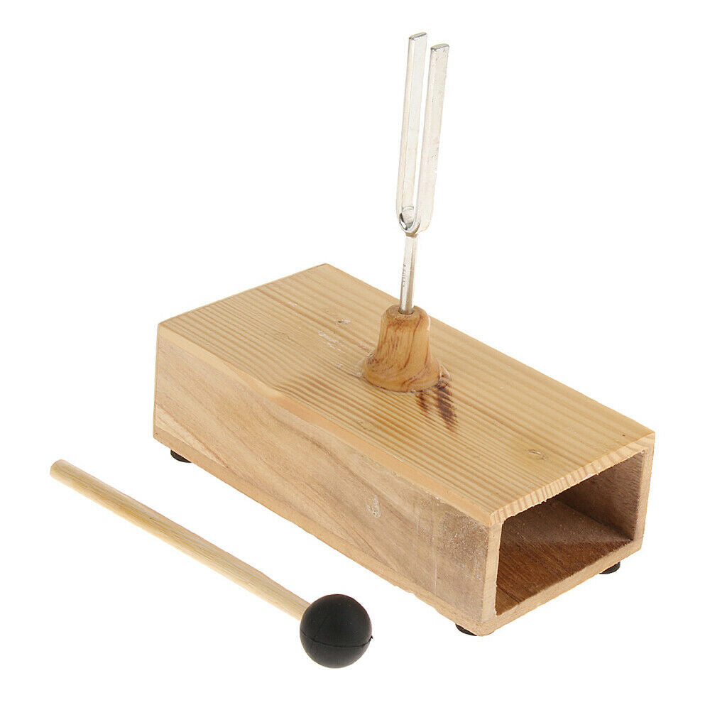 440HZ Tuning Fork w/ Resonant Box w/ Stick Percussion Instrument Part Study