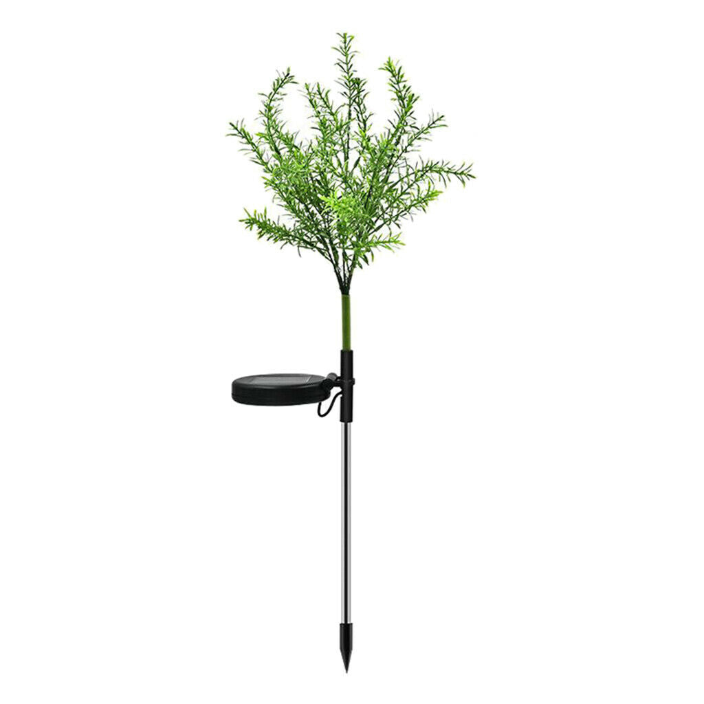 Solar Garden Light Christmas Tree Lamp LED Ground Lamp Indoor Outdoor Decor