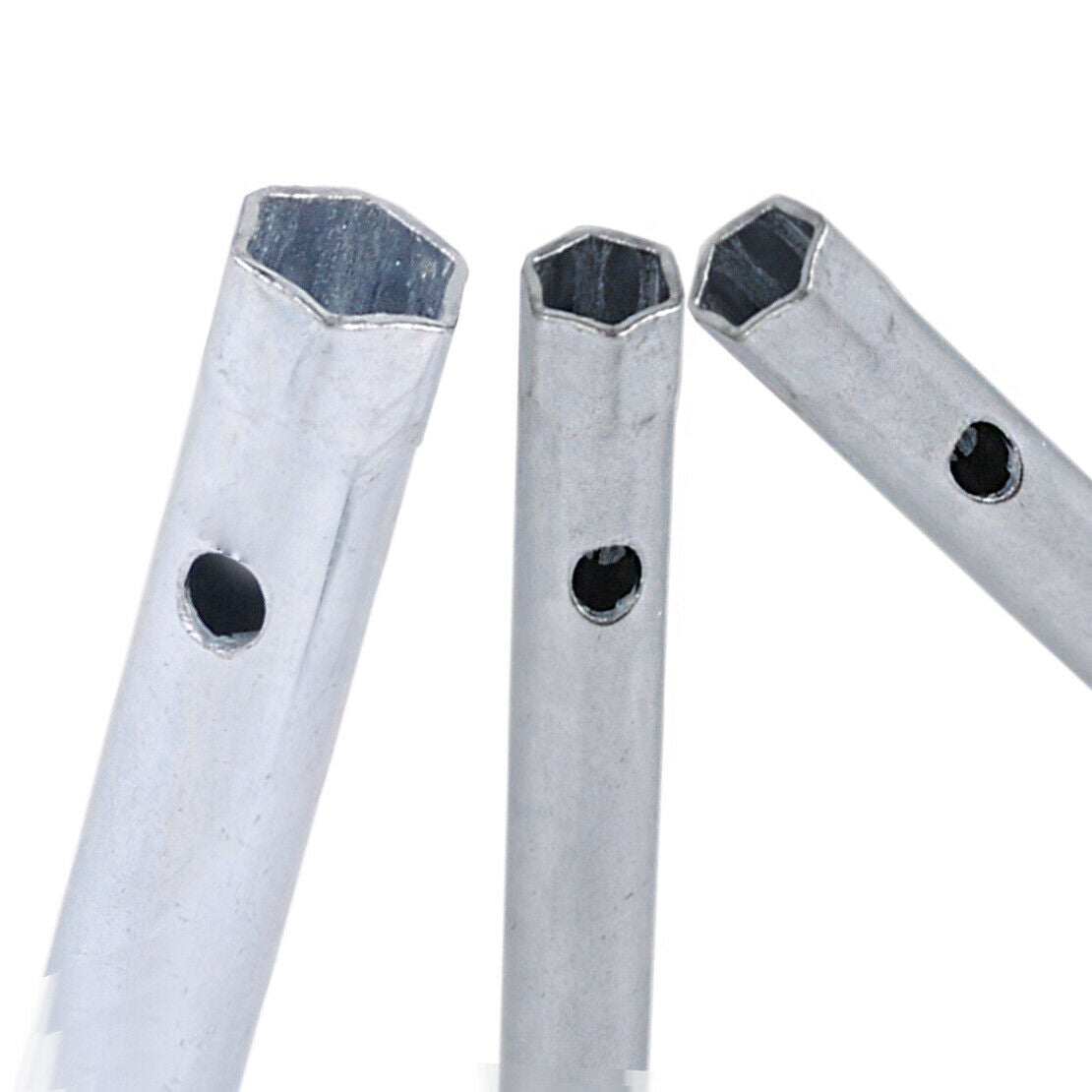 7pcs 6-17mm Tubular Box Spanner Wrench Tube Metric Socket Set Tool Kit Steel An