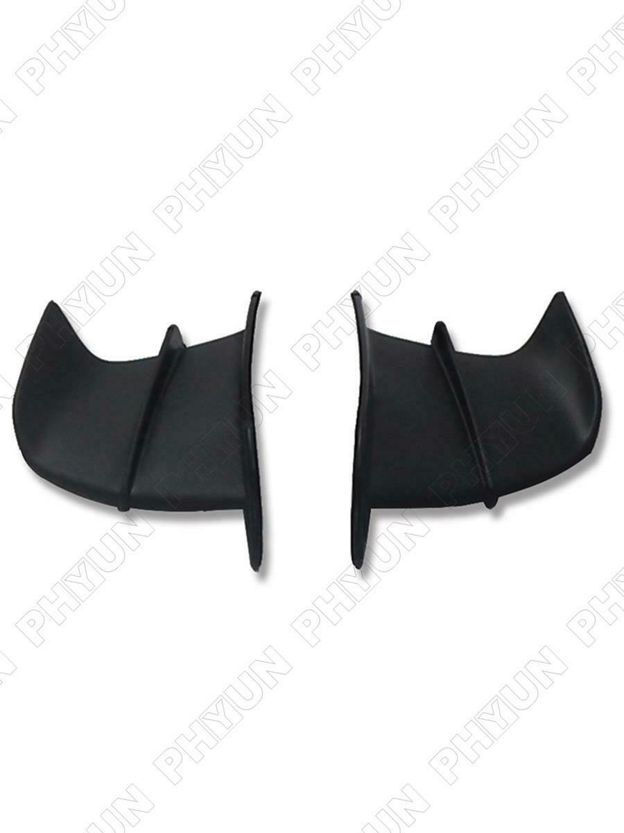 2PC Universal Motorcycle Side Winglets Wind Fin Spoiler Trim Cover Air Deflector