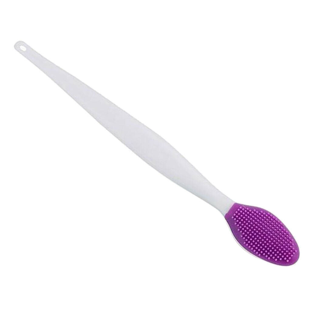 2 Pieces Face Clean Handheld Silicone Brush Peeling Blackhead Remove Brush