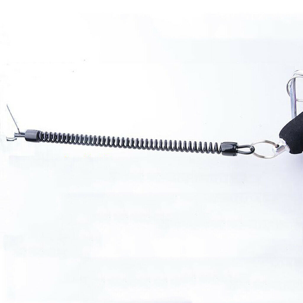 Aluminum Fishing Lip Gripper 15KG Fish   Grip Holder w/ Lanyard Purple