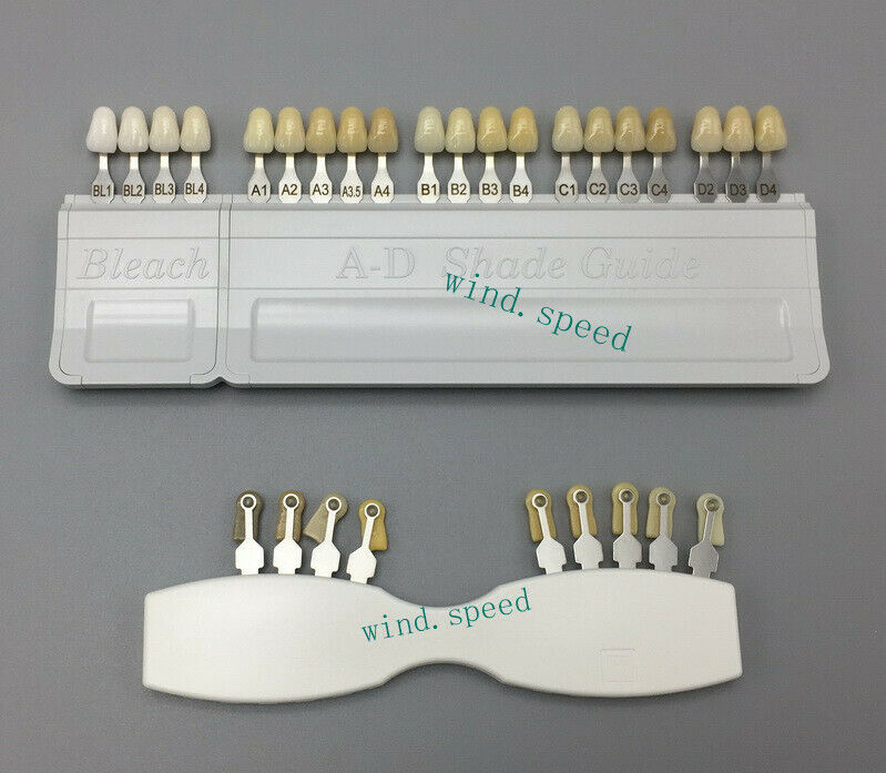 Dental Shade Guide Bleach Teeth Ivoclar Vivadent Natural Die A-D 20+9 Colors