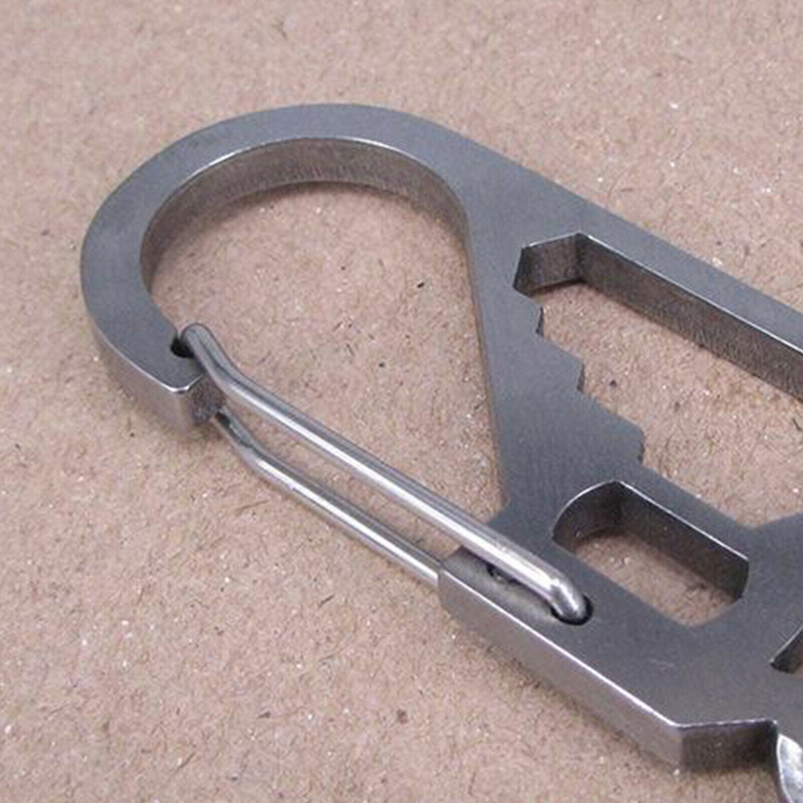 Snap Hook Wrench Screwdriver Large Keyring Hiking Camping Hook Bucket