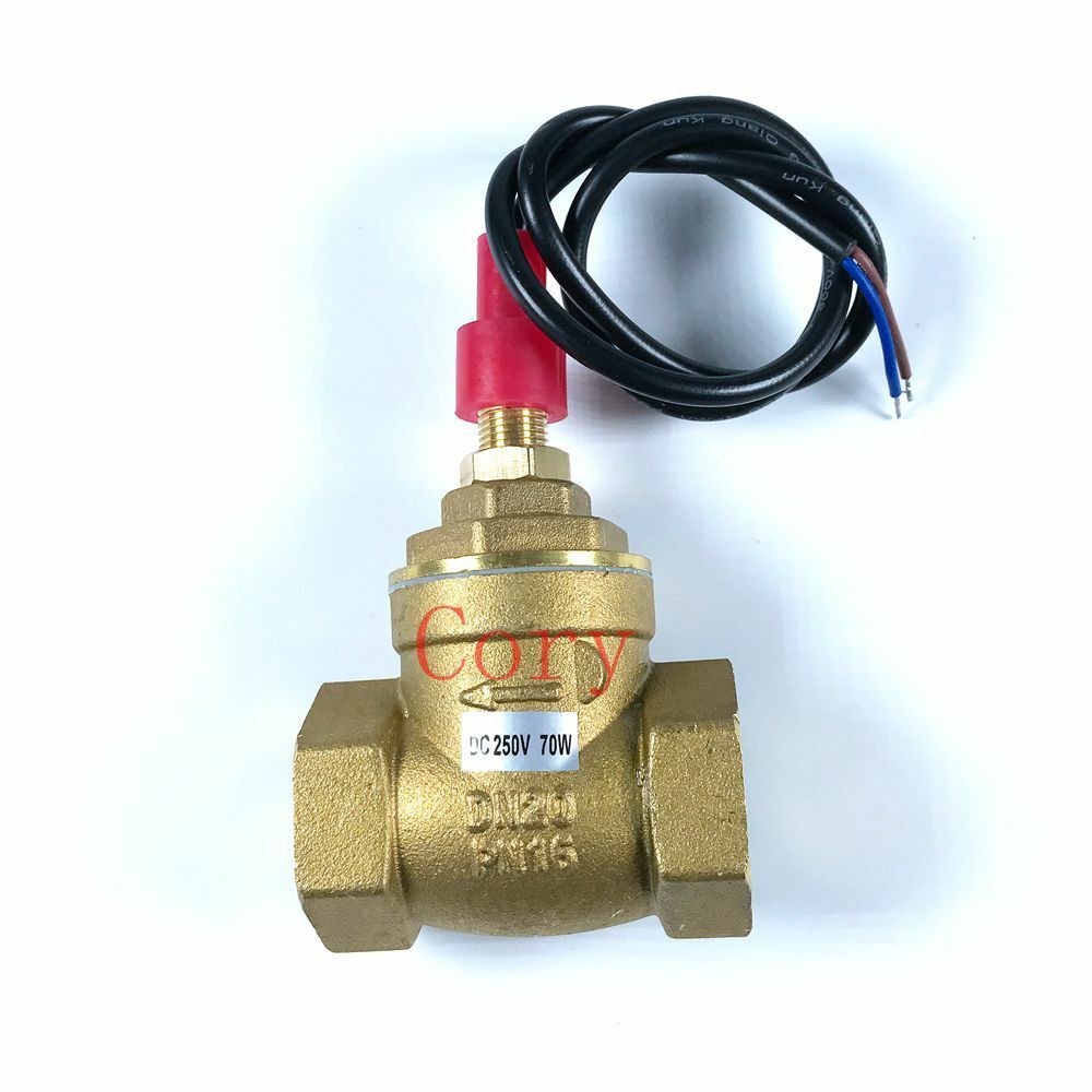 1PCS Water Flow Switch 70W 7-20L/MIN Adjustable Paddle Brass 3/4PT Female Port