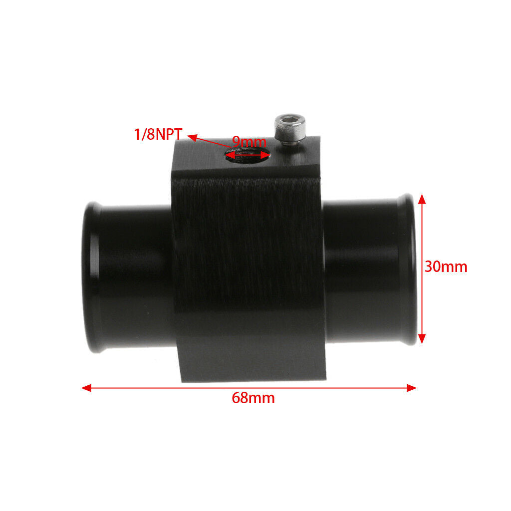 Hot 30mm Water Temp Temperature Joint Pipe Sensor Gauge Radiator Hose Adapter