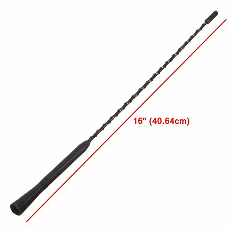 16" Replacement Car Radio Stereo Aerial Bee Sting Mast Antenna Black For .l8