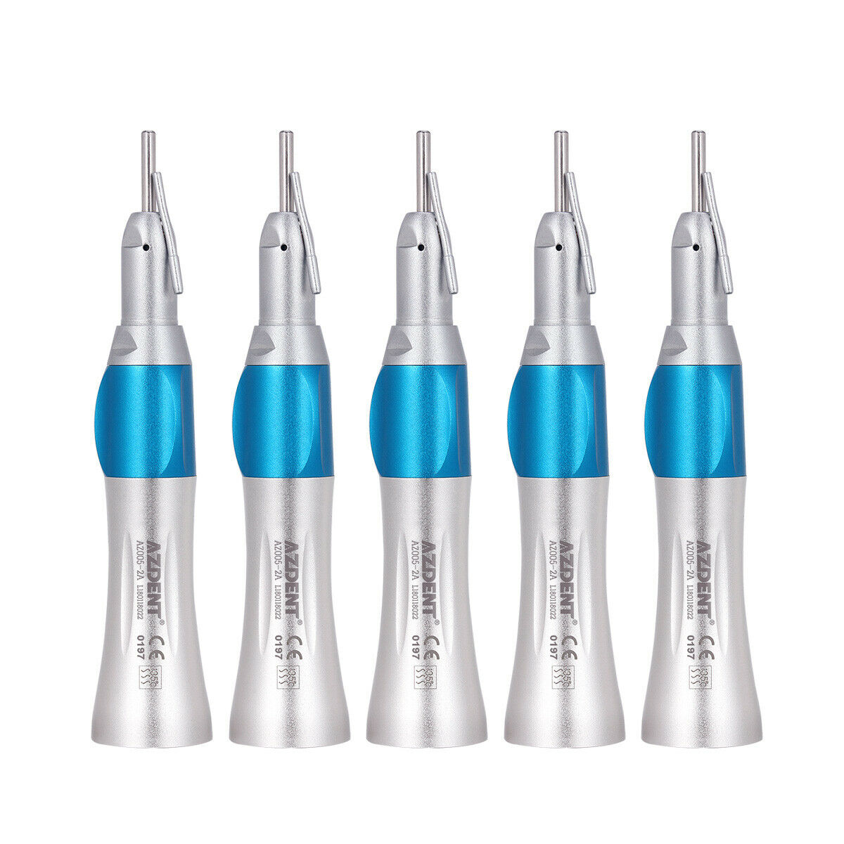 5XDental Surgical 1:1 Nosecone Straight Handpiece External Nozzle Pipe 20,000r/m