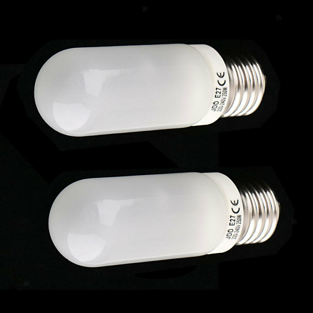 Pack of 2 JDD Flash Lamp Tube 250w Bulb Frosted Halogen Light Warm White
