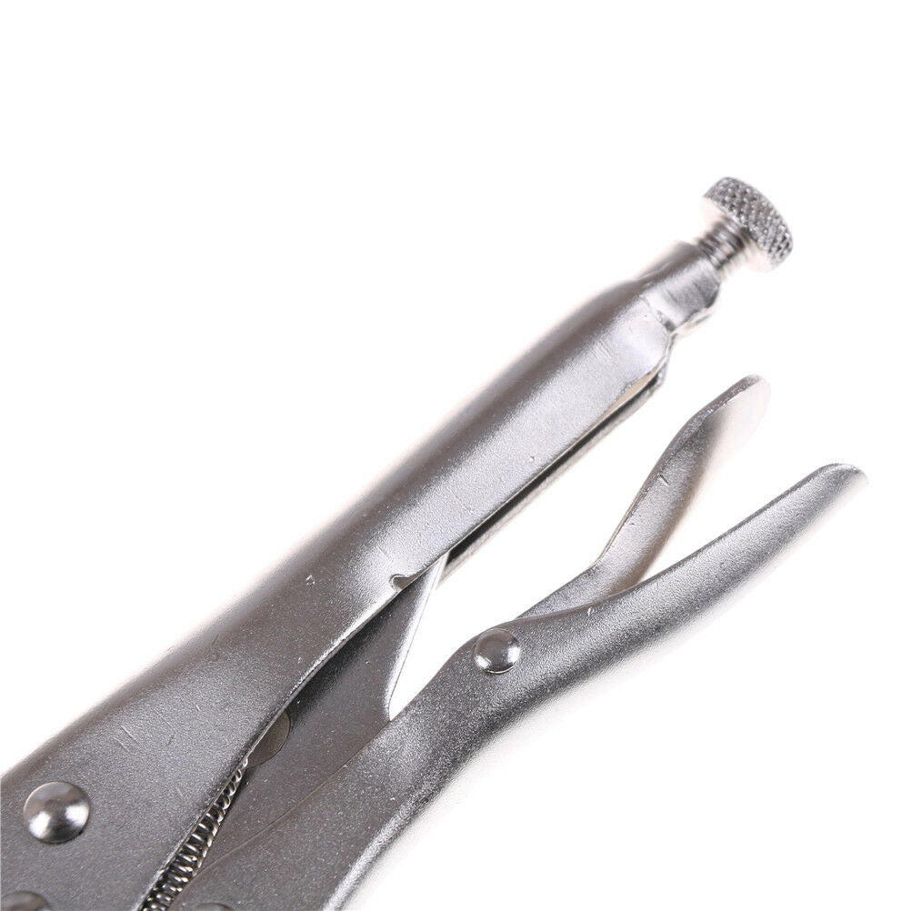9" Long Needle Nose Mole Locking Vise/Vice Grips Jaw Lock Clamp Pliers LJA_DD