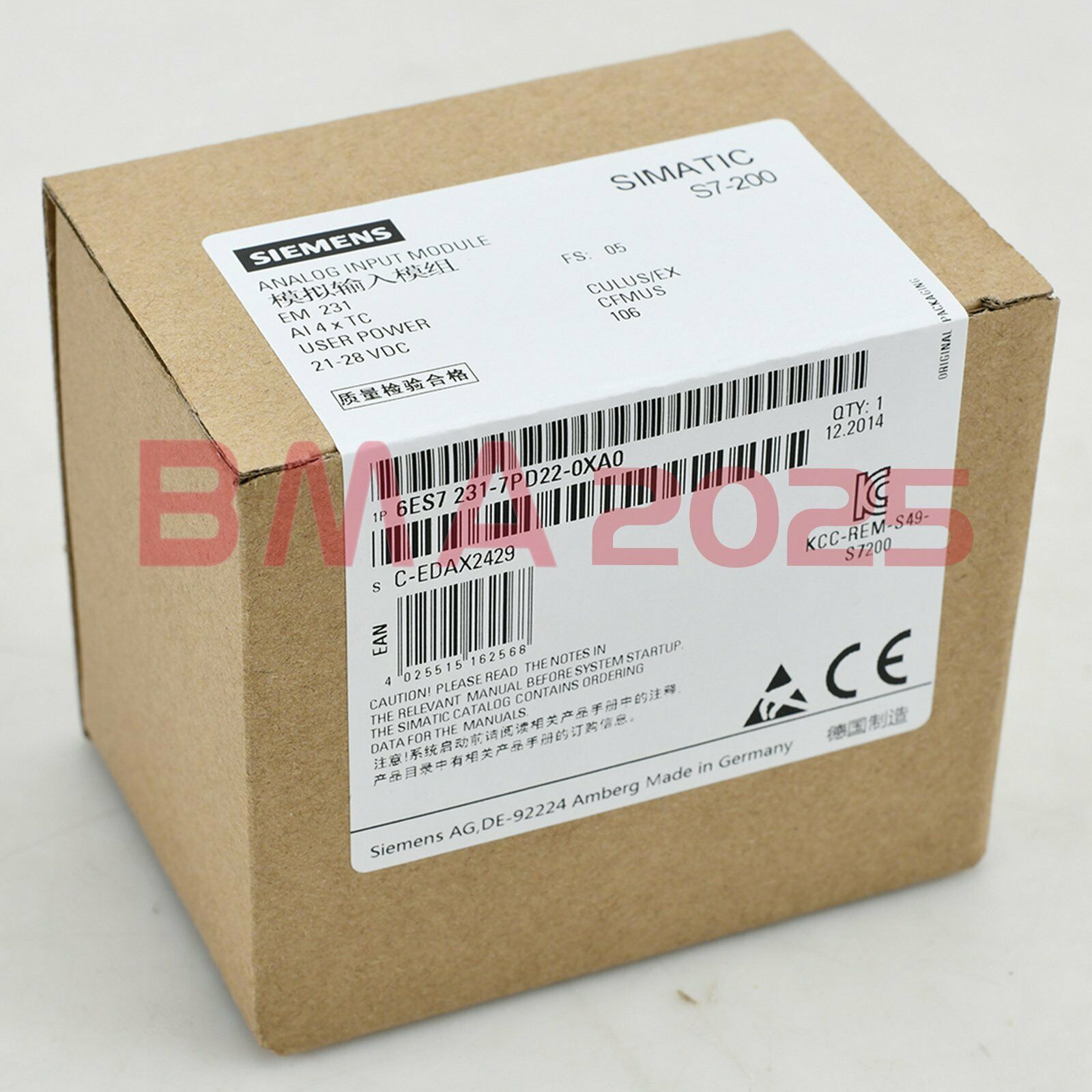 1PC Brand New 6ES7 231-7PD22-0XA0 one year warranty free Ship SM9T