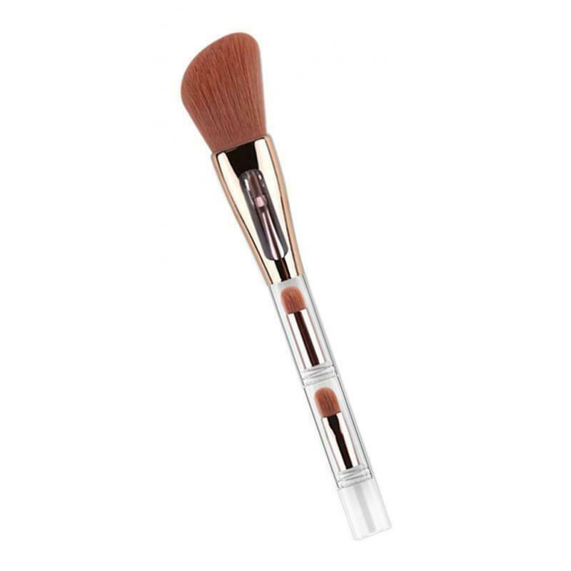 1pcs Professional 4 in 1 Makeup Brush, Synthetic Cosmetic Brush for Blending