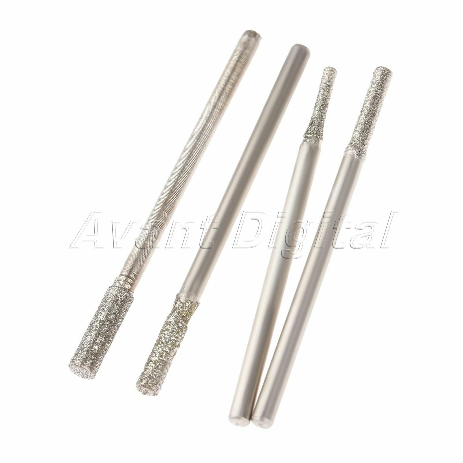 7x Carborundum Diamond Abrasive Bur Grinding head Punching Jade Crystal Ceramic