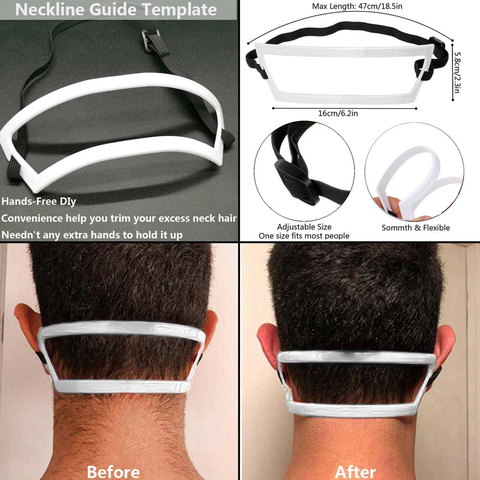 5pcs Beard Shaping Tool Kit for Men Template Perfect Barber Trimmer Line