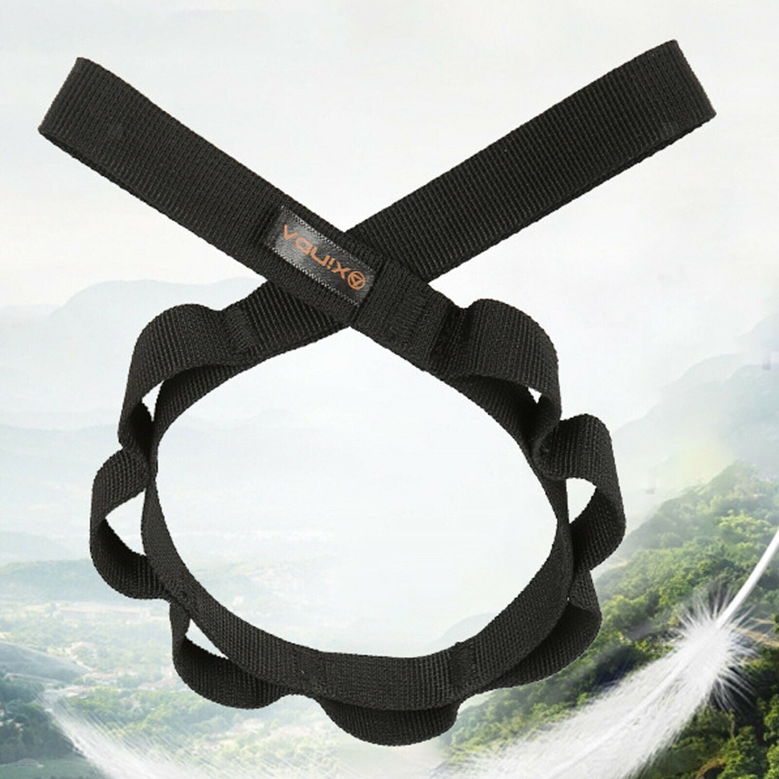 Daisy Rope Straps Climbing Nylon Sling Hammock Cord Outdoor Climbing Black