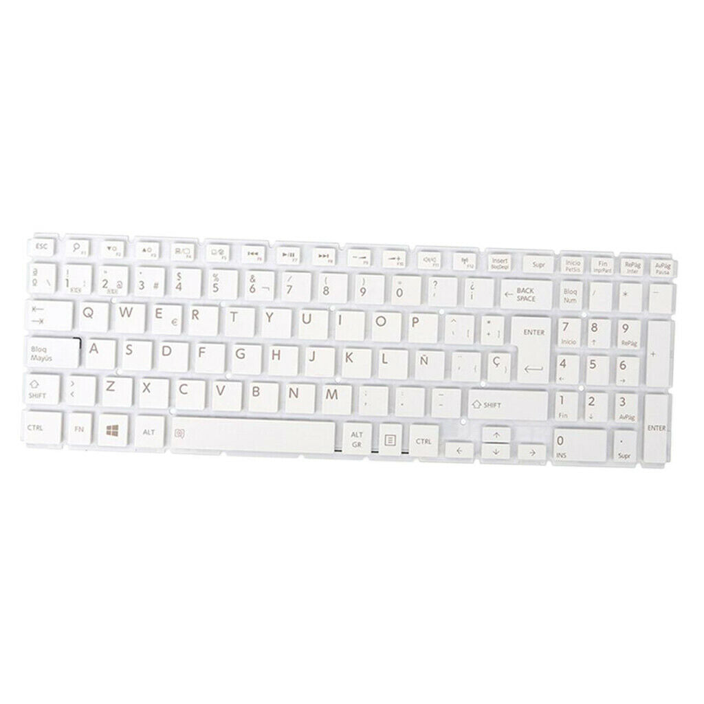 White Spanish Layout Keyboard for   Satellite L50-B L55-B S55-B S55D-B
