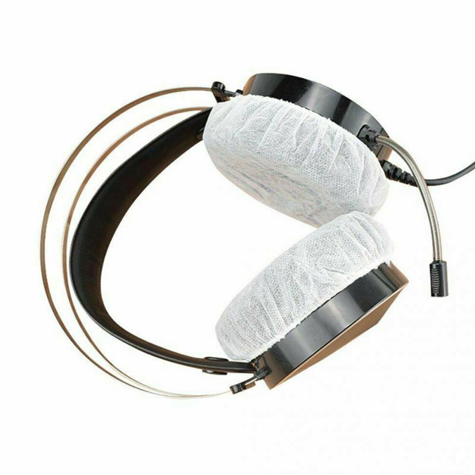 1 Pair Non-Woven Fabric Disposable Headphone Covers/Earphone Covers/Ear Pads