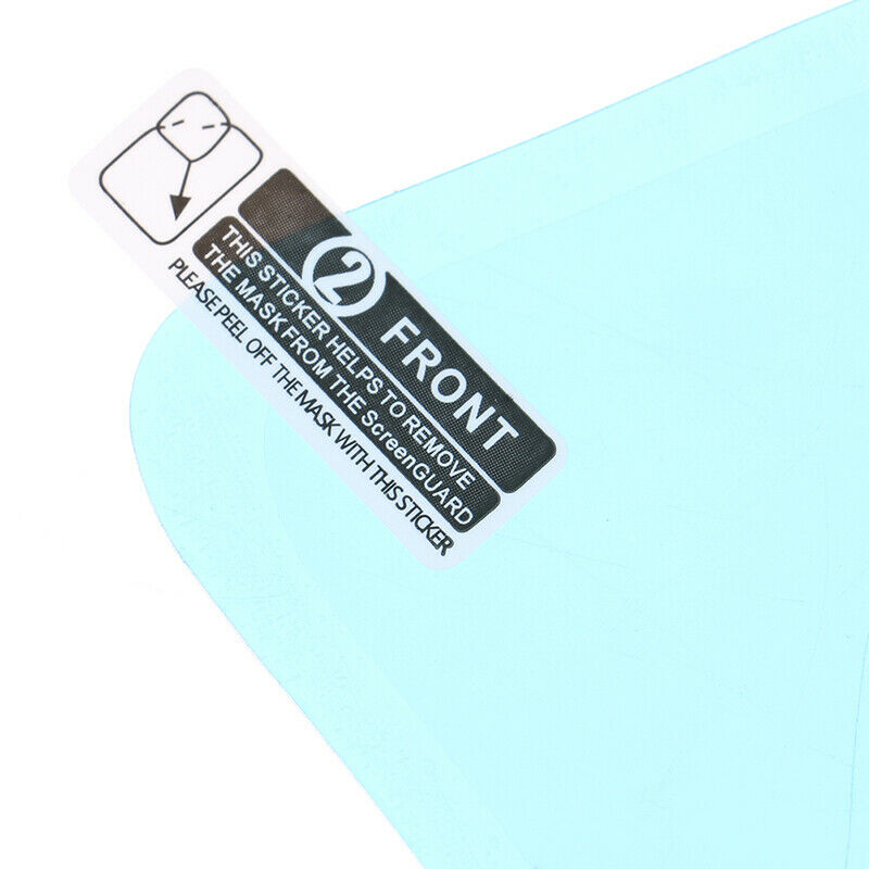 2PCS Motorcycle Helmet Film Anti-Fog+Rainproof Clear Patch Film Waterpro.l8