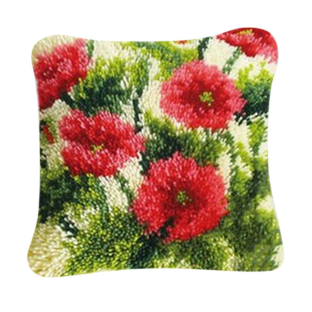 Latch Hook Kit Beginner Friendly Flower Grass Design Latch Hook Kits Set