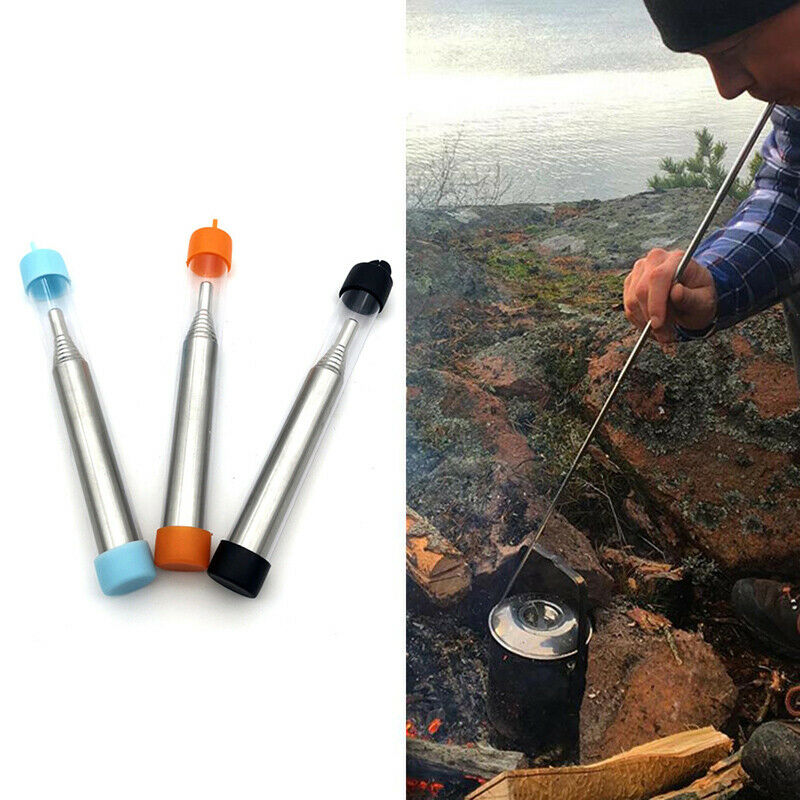 Pocket Bellows Collapsible Air Blasting Campfire Fire Tool Camping Cooking T XC