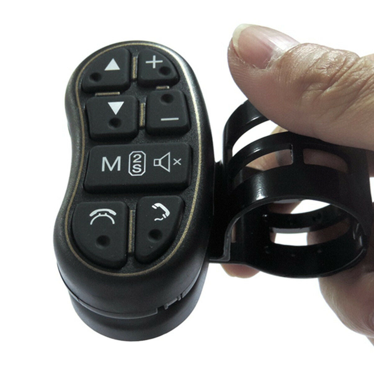 Steering Wheel Hands Free Wireless Bluetooth Car Speaker Phone Kit For Mobile