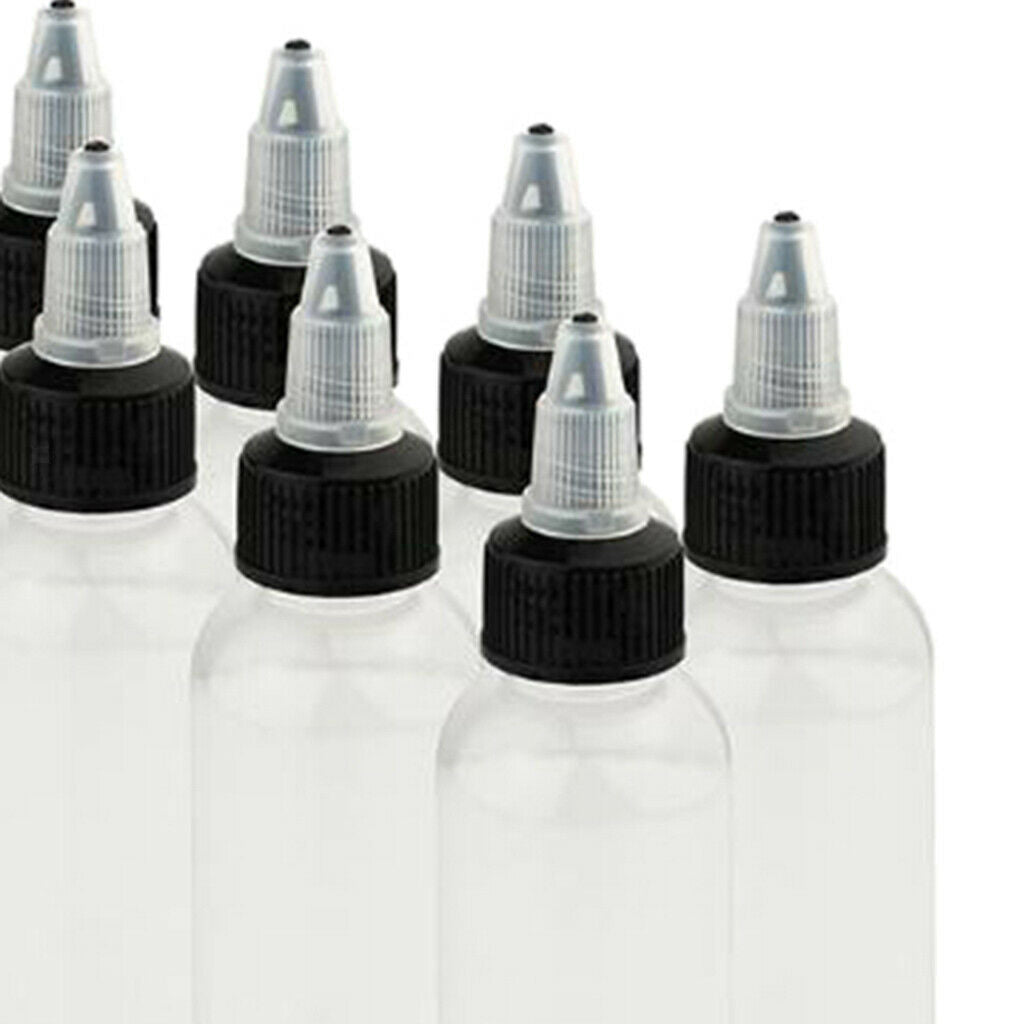 20Pcs Recyclable Tattoo Paint Airbrush Ink Pigment Bottles LDPE 30/60ml