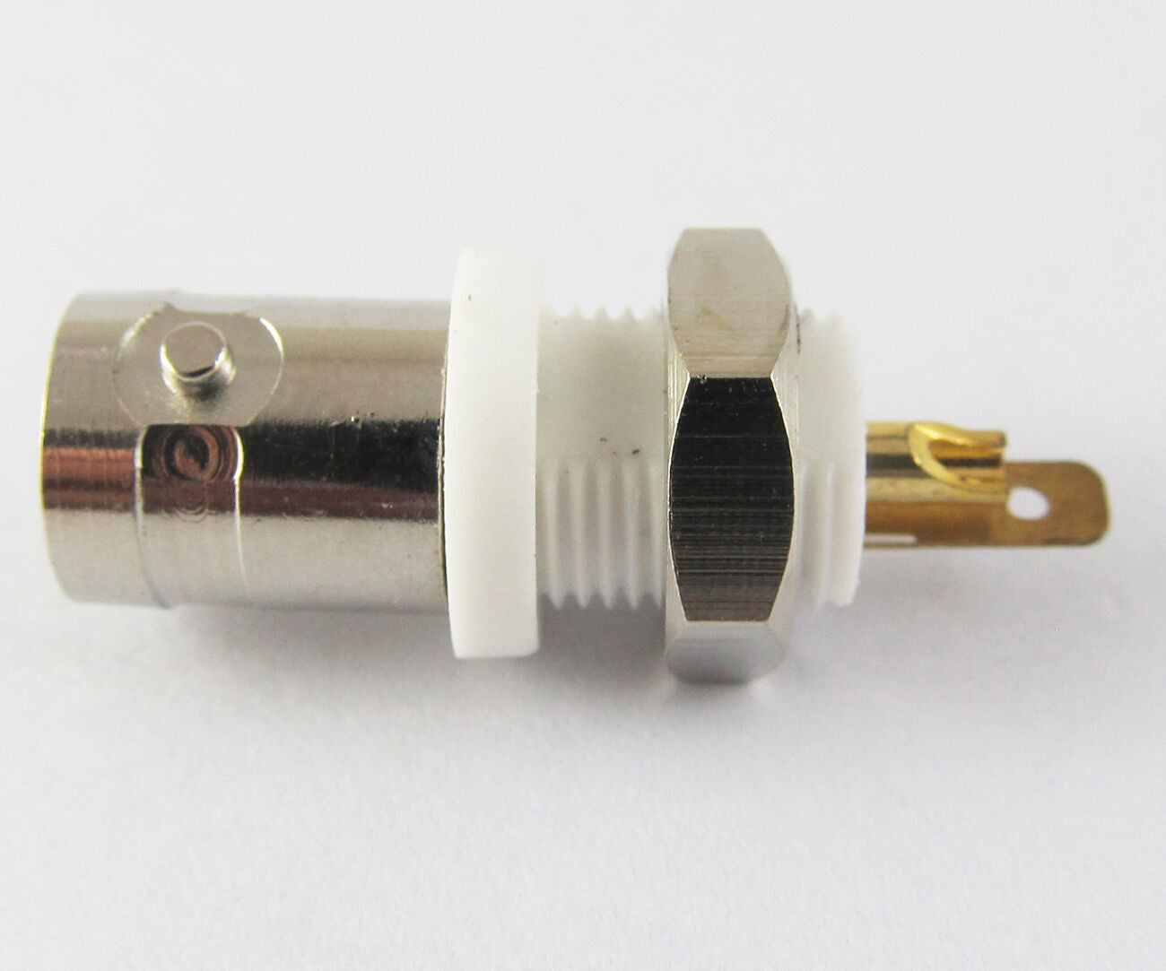 15 pcs High Quality BNC JACK Female Waterproof White Connectors Adapter NEW