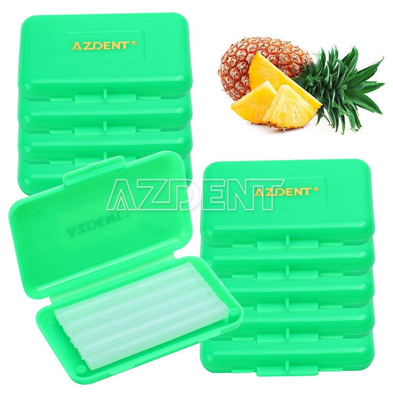 50 X Dental Orthodontic Pineapple Scent Wax for Braces Gum Irritation AZDENT