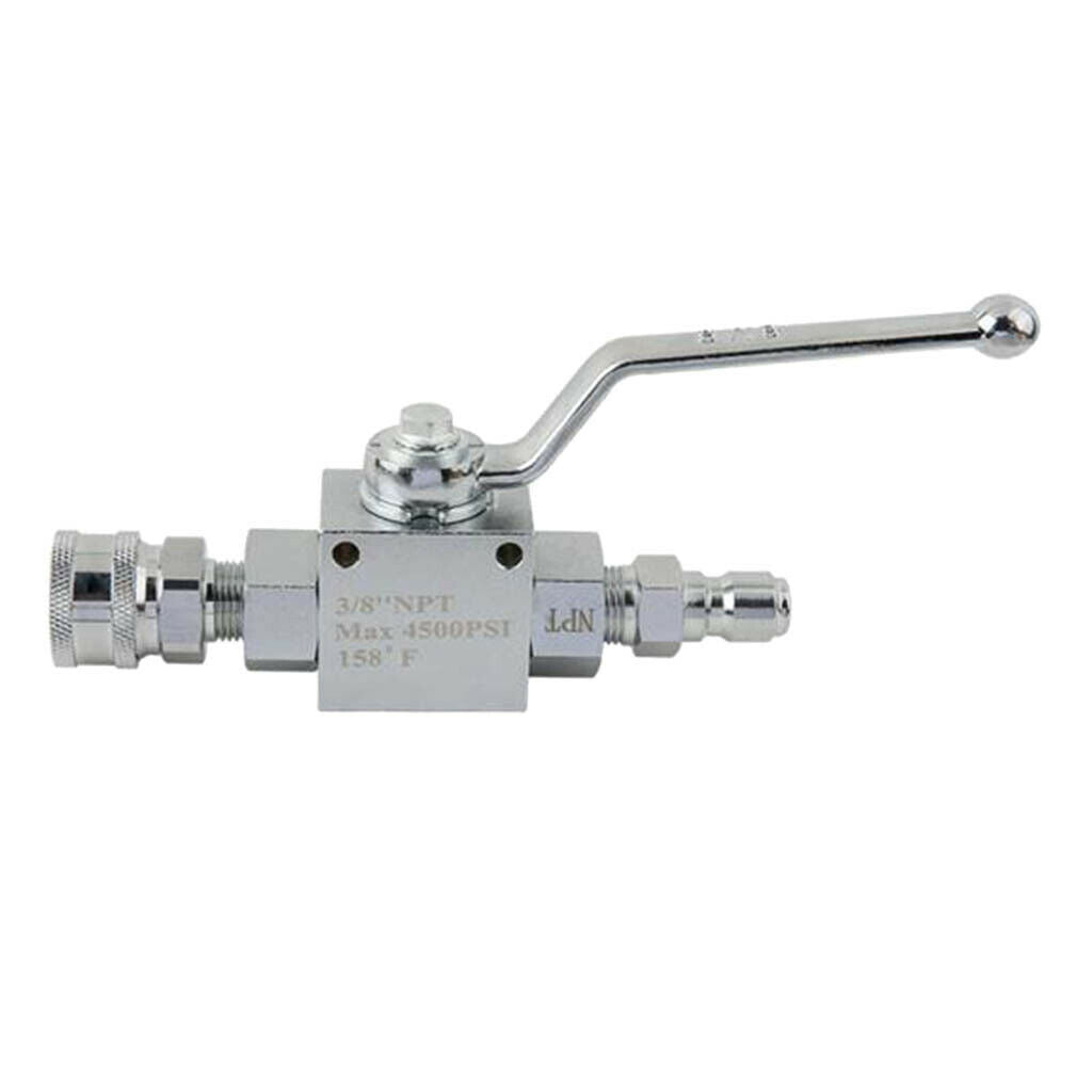3/8" NPT Plating Ball Valve High Pressure Steel Body With Thickening Valve