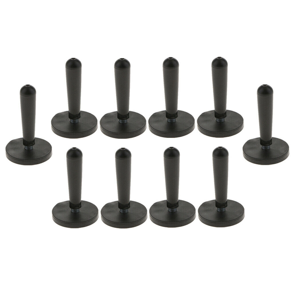 10pc Car Wrap Black Gripper Magnet Holder for Sign Vinyl, Crafts Sign making