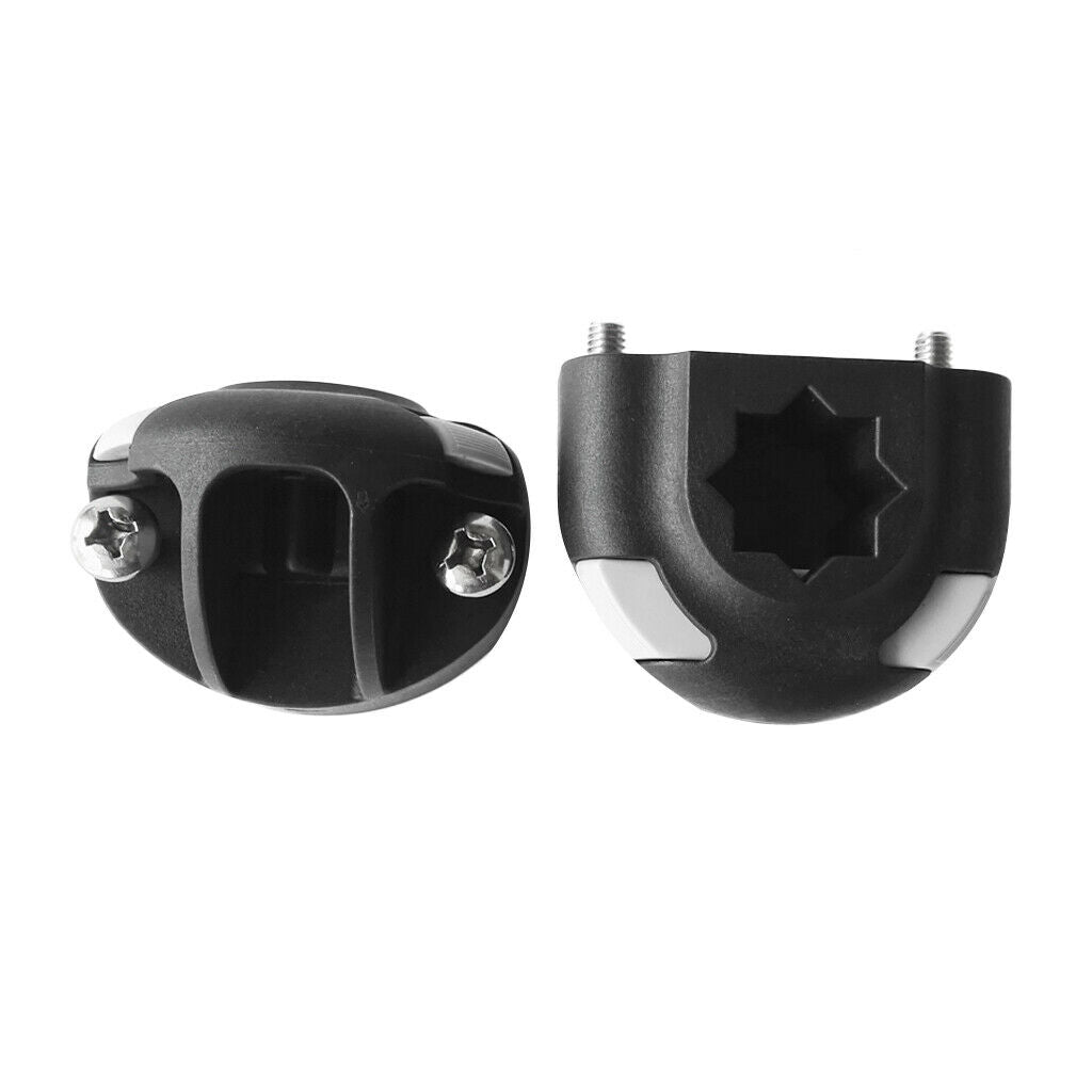 2x Durable Nylon Kayak Boat Canoe Fishing Rod Holder Half-Round Bracket