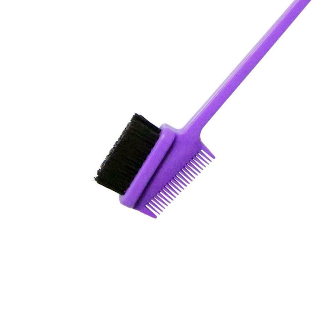 3x Travel Hair Edge Control Brushes Trimming Shaping Styling Comb Hairbrush