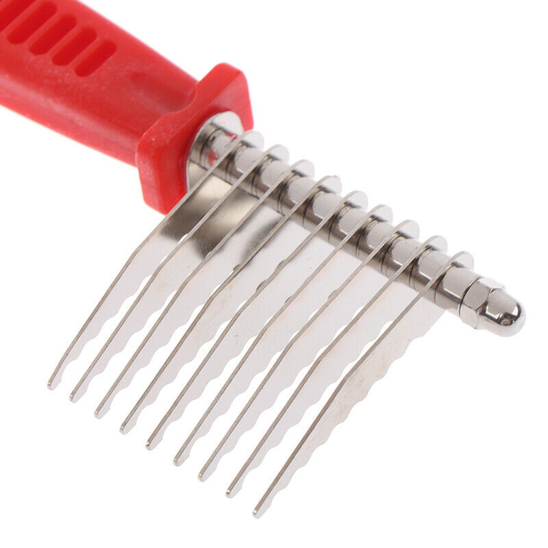 Pet Dog Cat Combs Long Thick Hair Shedding Remove Grooming Rake Comb Bru.l8