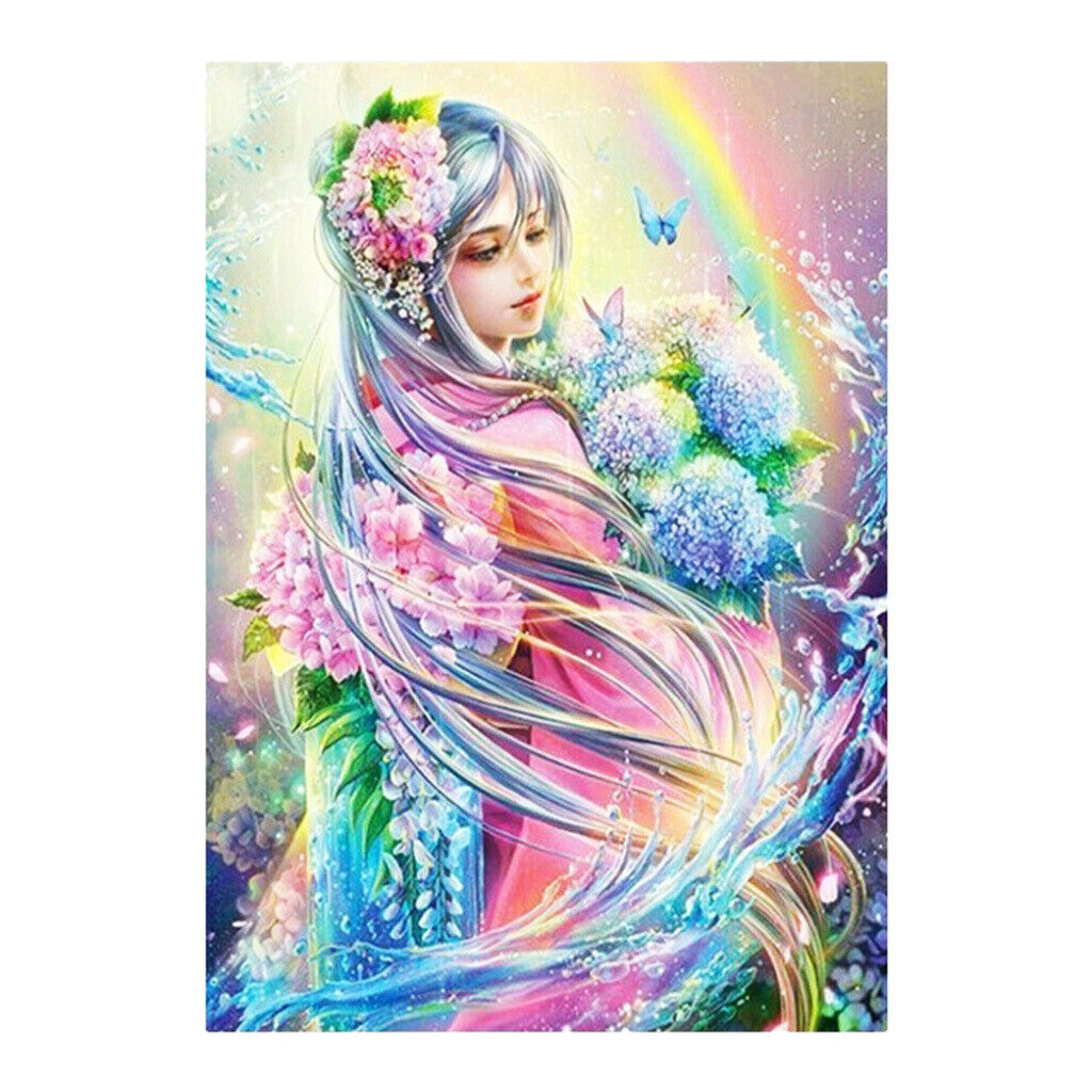 DIY Daimond Painting Floral Rhinestine Picture Crystal Cross Stitch Arts Kit for